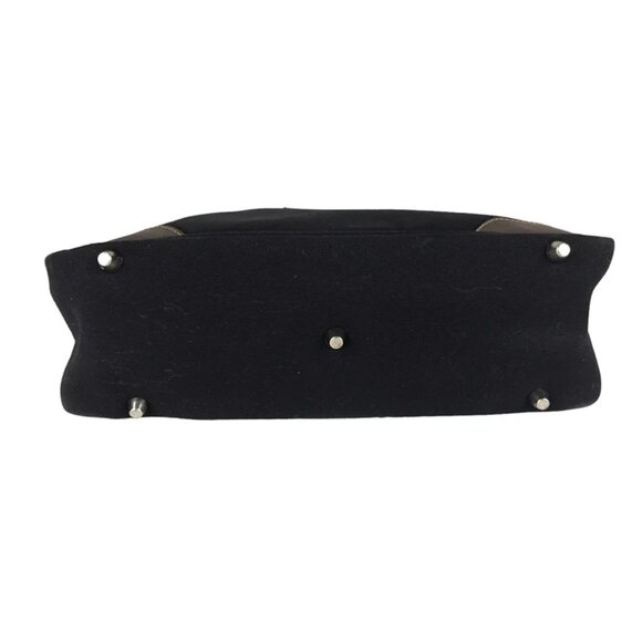 American Living Womens Black Brown Double Handles Inner Pockets Tote Bag‎ - Picture 5 of 10